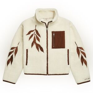 Taylor Swift evermore Life Is a Willow Zip Up Sherpa Fleece Jacket Holiday